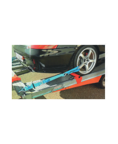 SANGLE ARRIMAGE SPECIALE VEHICULE SUR PLATEAU - 50MM - ACCROCHE JANTE