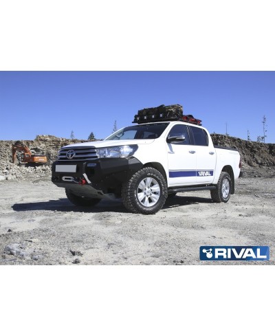 BUMPER FRONT RIVAL TOYOTA HILUX REVO  (USAGE COMPETITION)  (bO40)