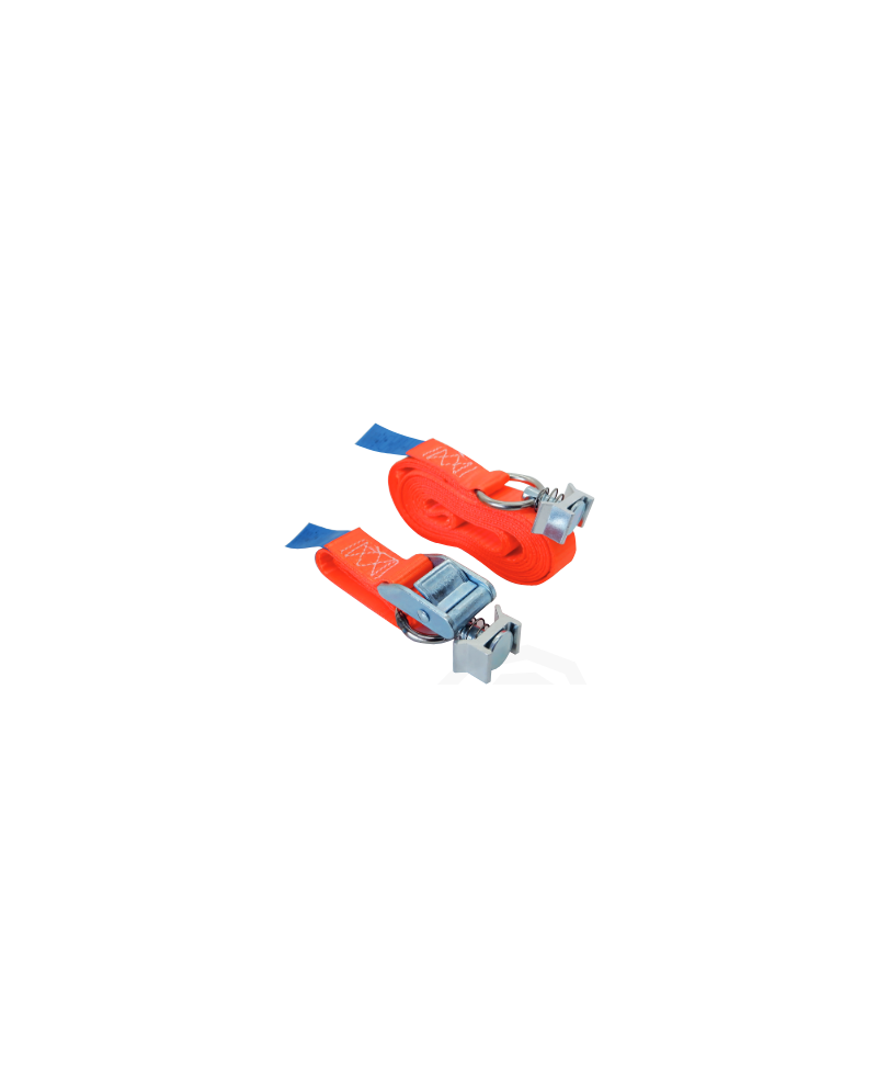 SANGLE ARRIMAGE BOUCLE A CAME PIONS AERO 25mm x 3M / RR 500kg / ORANG