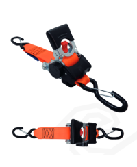 SANGLE ARRIMAGE AUTO-RETRACTABLE CROCH. LINGUET 50mm x 1.8M / LC750kg