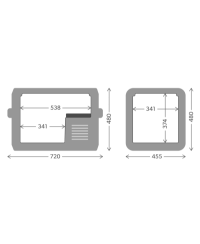 DOMETIC CFX5 55 IM BAC A GLACONS (12/24 100-240V)