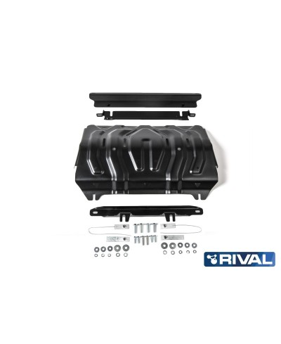 PLAQUE PROTECTION 3 mm RIVAL ACIER RADIATEUR FIAT FULLBACK 2016-