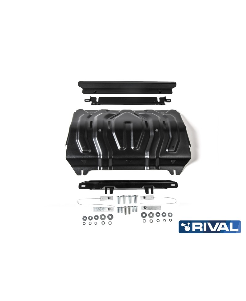 PLAQUE PROTECTION 3 mm RIVAL ACIER RADIATEUR FIAT FULLBACK 2016-