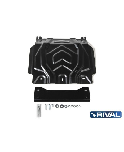 PLAQUE PROTECTION 3 mm RIVAL ACIER MOTEUR FIAT FULLBACK 2016-