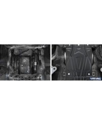PLAQUE PROTECTION 3 mm RIVAL ACIER BOÎTE DE VITESSES FIAT FULLBACK 2