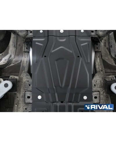 PLAQUE PROTECTION 3 mm RIVAL ACIER BOÎTE DE VITESSES FIAT FULLBACK 2