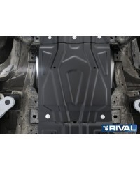 PLAQUE PROTECTION 3 mm RIVAL ACIER BOÎTE DE VITESSES FIAT FULLBACK 2
