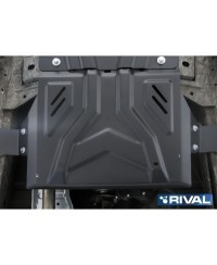 PLAQUE PROTECTION 3 mm RIVAL ACIER BOÎTE TRANSFERT FIAT FULLBACK 201