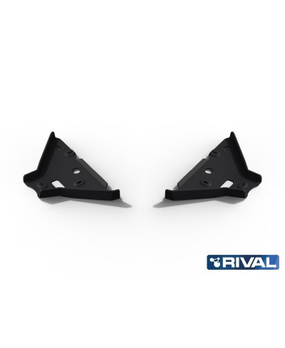 PLAQUE PROTECTION 3 mm RIVAL ACIER TRIANGLES AV FORD RANGER 2016-2022