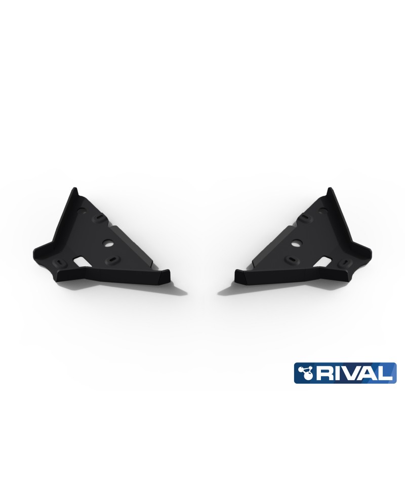 PLAQUE PROTECTION 3 mm RIVAL ACIER TRIANGLES AV FORD RANGER 2016-2022