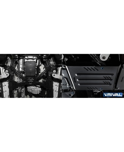 PLAQUE PROTECTION 3 mm RIVAL ACIER BOÎTE DE VITESSE FORD RANGER 2022-