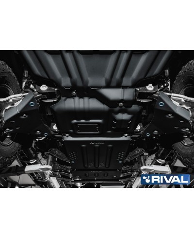PLAQUE PROTECTION 3 mm RIVAL LEVIERS ACIER FORD RANGER 2022-