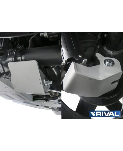 PLAQUE PROTECTION RIVAL LEVIERS JEEP WRANGLER 2018-2021