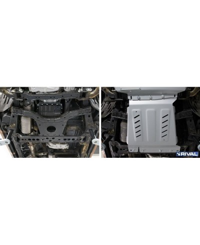 PLAQUE PROTECTION 4 mm RIVAL BOÎTE DE VITESSES NISSAN NAVARA 2015-20