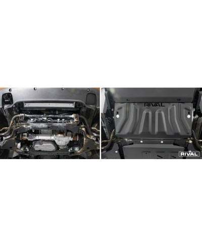 PLAQUE PROTECTION 3 mm RIVAL ACIER RADIATEUR NISSAN NAVARA 2015-2021