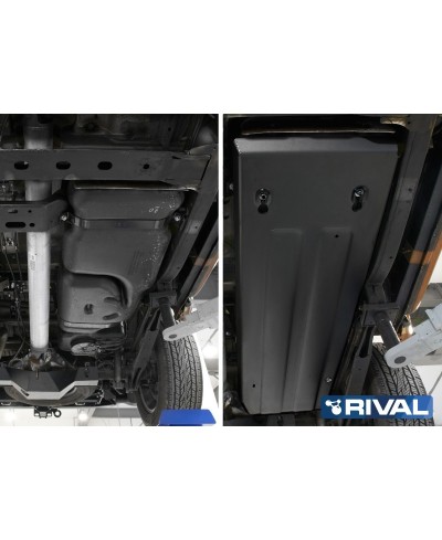 PLAQUE PROTECTION 3 mm RIVAL ACIER RESERVOIR NISSAN NAVARA 2015-09/2