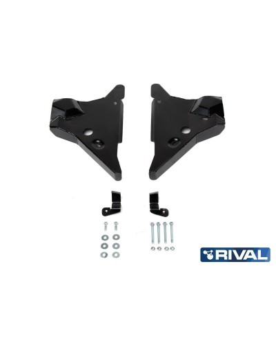 PLAQUE PROTECTION 3 mm RIVAL ACIER LEVIERS AV NISSAN NAVARA 2015-2021