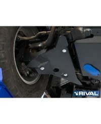 PLAQUE PROTECTION 3 mm RIVAL ACIER LEVIERS AV NISSAN NAVARA 2015-2021