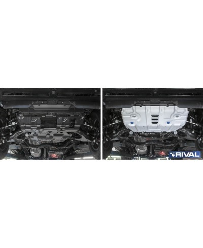 PLAQUE PROTECTION 3 mm RIVAL MOTEUR (PLAQUE 1) TOYOTA LANDCRUISER 150
