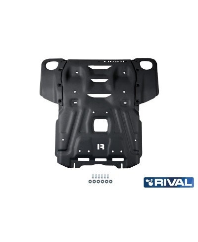 PLAQUE PROTECTION 3 mm RIVAL ACIER MOTEUR + RADIA TOYOTA HILUX 2015+