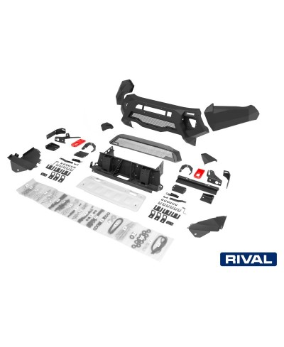 BUMPER FRONT RIVAL TOYOTA HILUX 2021 - (USAGE COMPETITION)