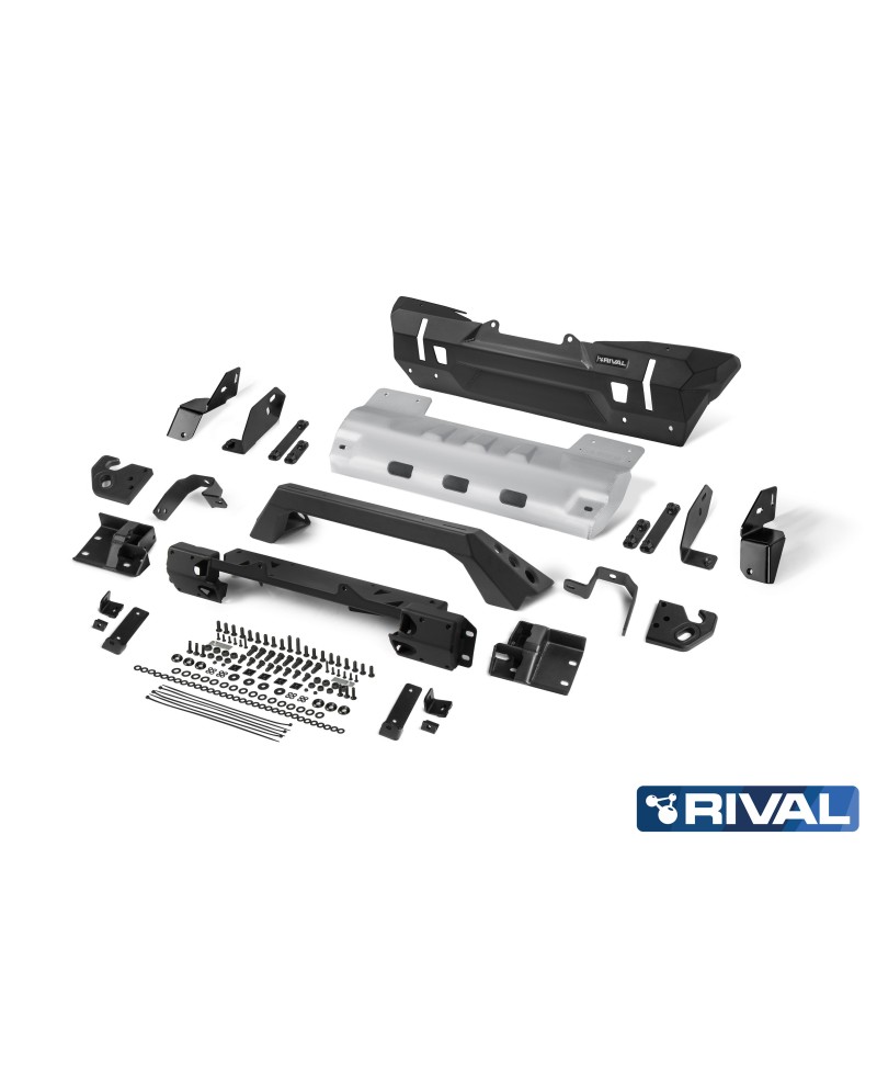 BUMPER FRONT RIVAL JEEP WRANGLER JK/JL STUBBY (USAGE COMPETITION)
