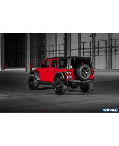 BUMPER REAR RIVAL JEEP WRANGLER JL - STUBBY (USAGE COMPETITION)