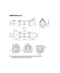 TREUIL COMEUP SLIM 9.5 RS 12V
