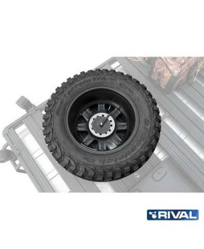 SUPPORT PORTE ROUE DE SECOURS POUR GALERIE MODULABLE RIVAL