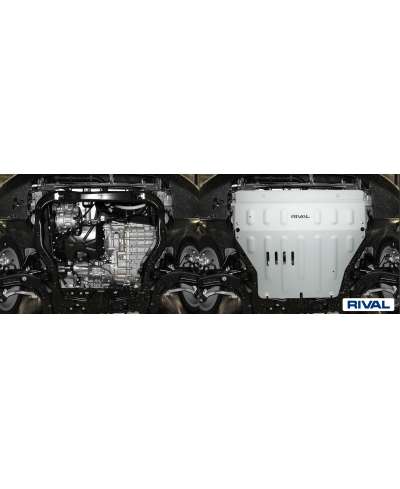 PLAQUE PROTECTION RIVAL MOTEUR+ BV  VW T6  (bP31)