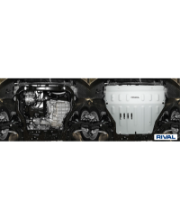 PLAQUE PROTECTION RIVAL MOTEUR+ BV  VW T6  (bP31)