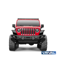 BUMPER FRONT RIVAL JEEP WRANGLER ACIER (USAGE COMPETITION)