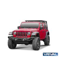 BUMPER FRONT RIVAL JEEP WRANGLER ACIER (USAGE COMPETITION)