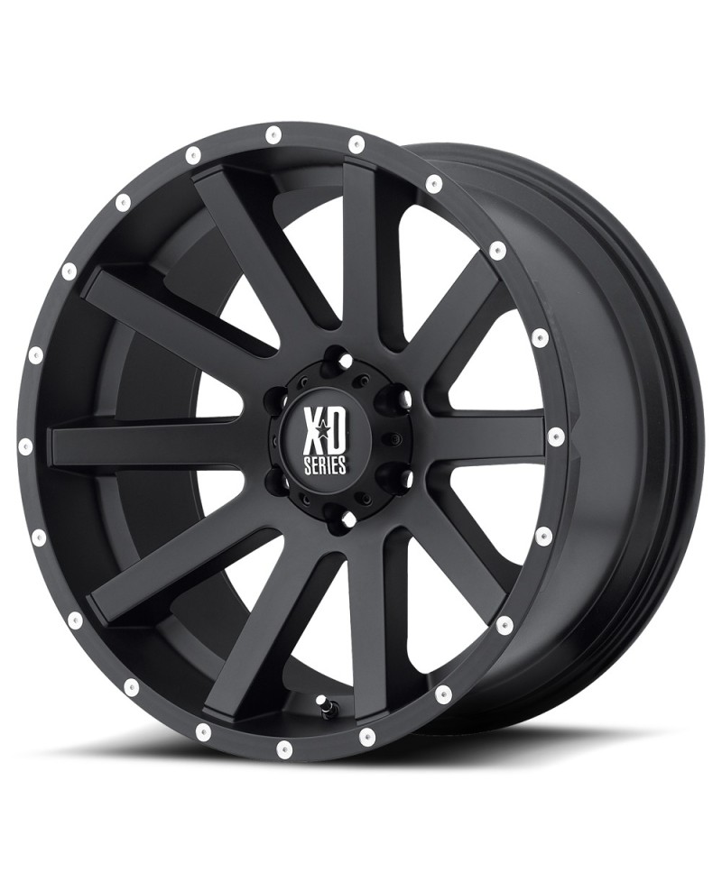 JANTE KMC XD818 HEIST SATIN BLACK 8X18 6x114.3 ET35 CB66.1