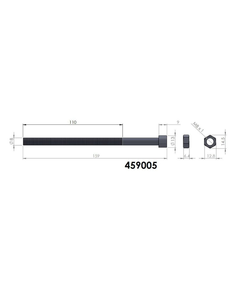 ETOQUIAU LAMES PEDDERS M8x150