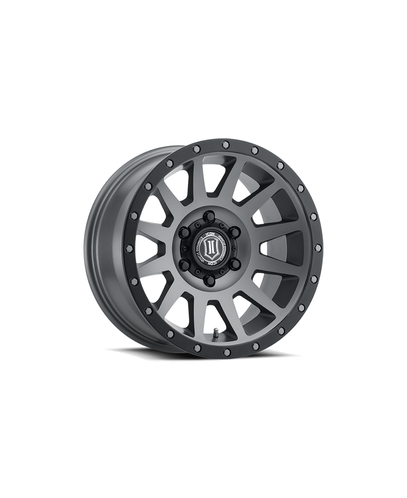 JANTE ICON ALLOYS COMPRESSION TITANIUM 8.5 X 17 5x127 ET6 CB71.6