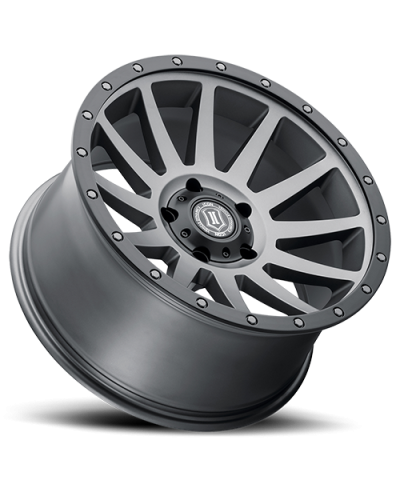 JANTE ICON ALLOYS COMPRESSION TITANIUM 8.5 X 17 5x127 ET6 CB71.6