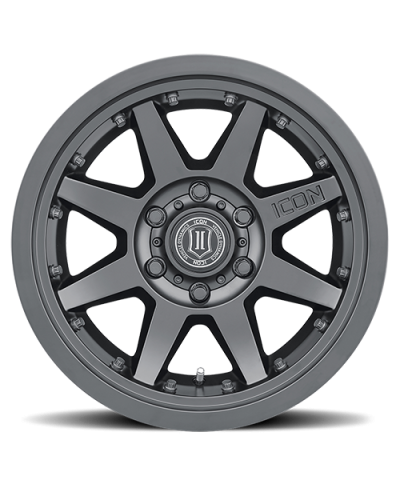 JANTE ICON ALLOYS REBOUND PRO SATIN BLACK 8.5 X 17 5x127 ET-6 CB71.6