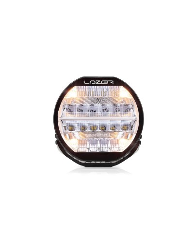 PHARE LED LAZER SENTINEL 9"  /  CHROME - Avec feux de position