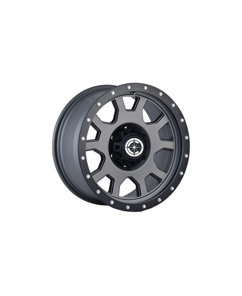 JANTE OC WHEELS 135  MATTE GUN METAL 8x17 5x120 ET10 CB65.1