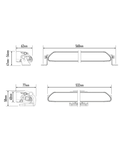 PHARE LED LAZER LINEAR 18