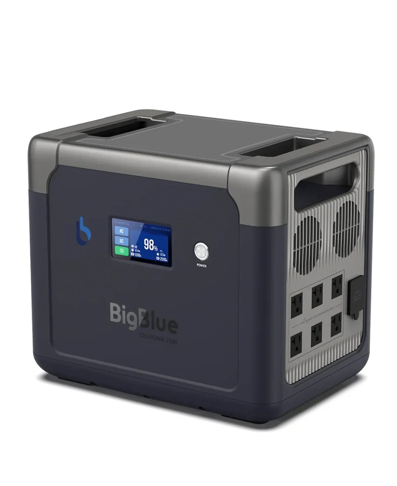 BigBlue 2500W Générateur Électrique Portable. Centrale Électrique avec 11 Prises pour Camping Voyage 4x4 Futé 34