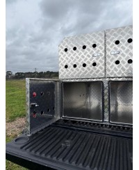 Coffre de transport en aluminium 4 compartiments pour pick-up