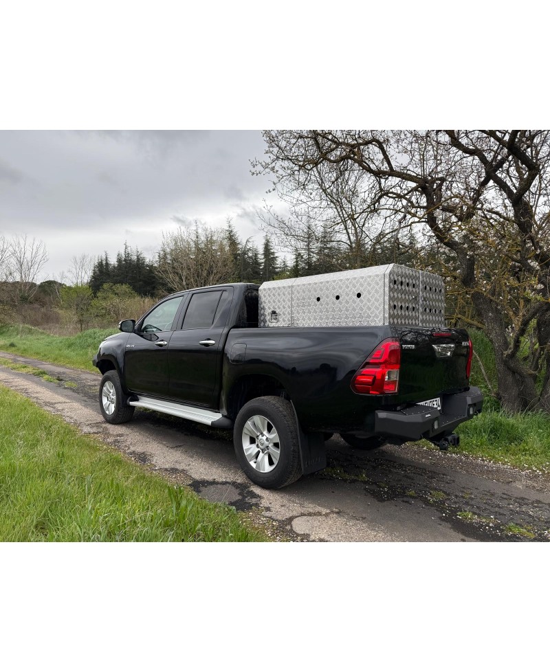 Coffre de transport en aluminium 4 compartiments pour pick-up