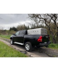Coffre de transport en aluminium 4 compartiments pour pick-up