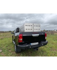 Coffre de transport en aluminium 4 compartiments pour pick-up