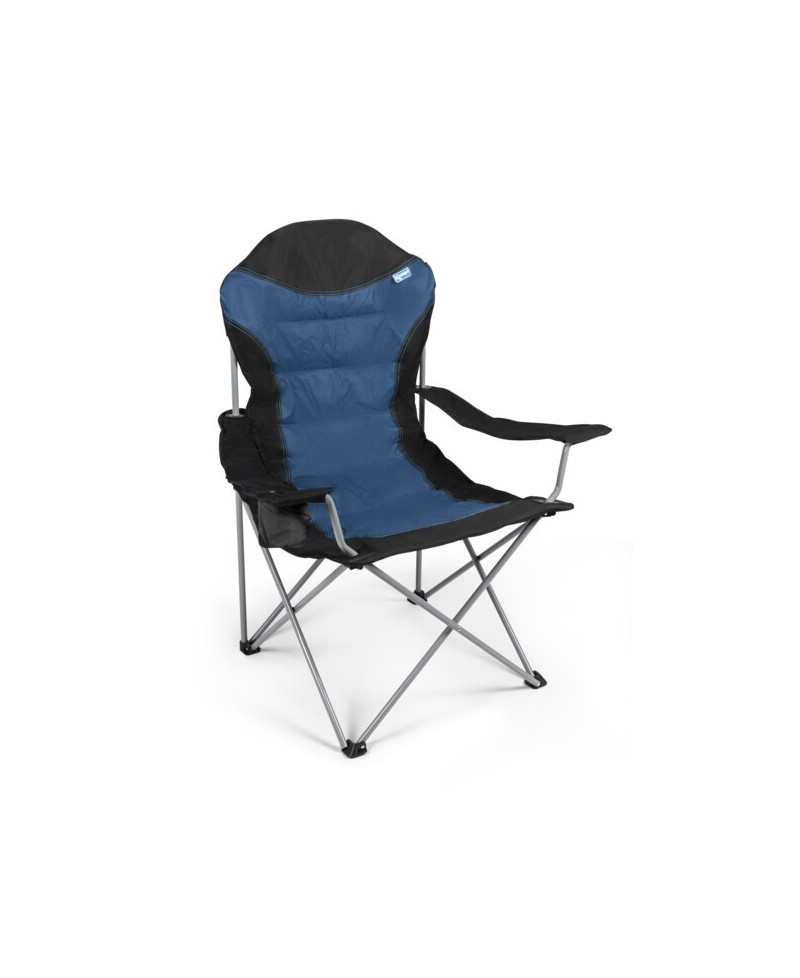 FAUTEUIL KAMPA XL DOSSIER HAUT BLEU NUIT