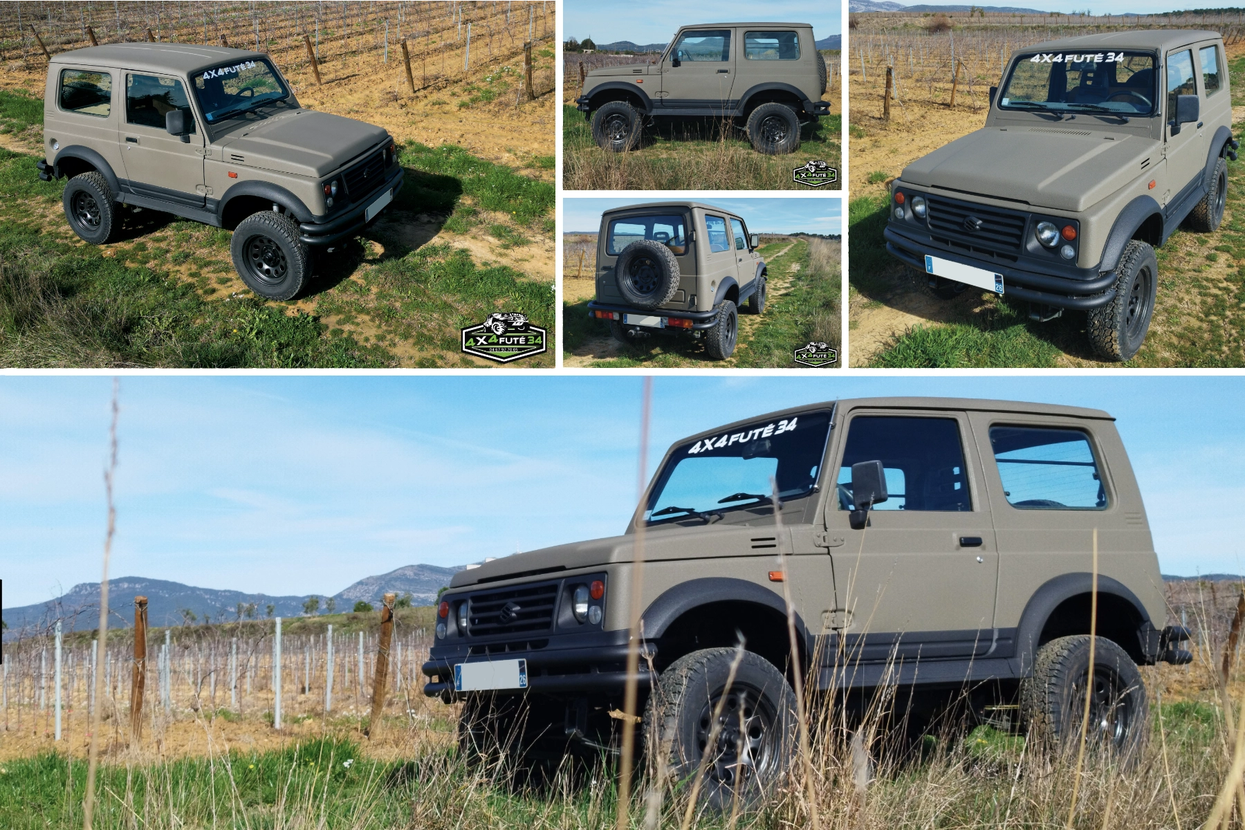 Mitsubishi Pajéro IV 3.2 DID 16V TURBO, avec une Peinture complète en Raptor full black